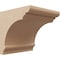 Ekena Millwork 7"W x 7"D x 7"H Wide Hughes Rough Cedar Woodgrain TimberThane Corbel, Primed Tan CORUR07X07X07HUGRCPR - alternate 1